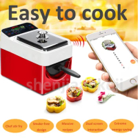 Home intelligent cooking machine Massive recipes nonstick cooking robot No-smoke easy to clean cooking machine