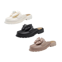 Women Bow Tie Casual Pump Shoes Flat Loafers Slip On