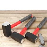 New Safe FiberGlass Handle Hammer Stone Breaking Sledge Hammer