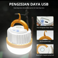 lampu emergency led portable / lampu camping lampu tenda darurat led USB