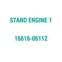 16616-06112 STAND ENGINE 1 FOR KUBOTA GENUINE ENGINE PARTS
