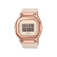 CASIO卡西歐 G-SHOCK 簡約優雅 玫瑰金錶殼 金屬時尚 GM-S5600PG-1