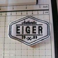 emblem patch bordir eiger