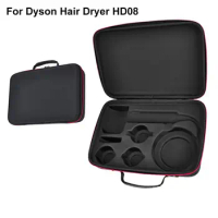 EVA Protective Case for Dyson Hair Dryer HD08 Storage Bag Portable Travel Carrying Box Shockproof Accessories Organizer Pouch