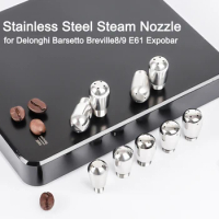 Steam Nozzle Stainless Steel 3 Hole 4 Hole Coffee Steam Nozzle for Delonghi Barsetto Breville8/9 E61 Expobar Coffee machine