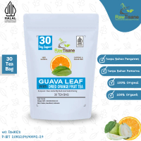 RAW TISANE Guava Leaf With Dried Orange Fruit Tea : Teh Celup Daun Jambu Biji & Buah Jeruk Kering Is