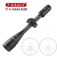 T-Eagle TF4-16x44AOIR Optics Riflescope Airgun Tactical Rifle Scope Hunting Spotting Optical Collimator PCP Gun Sight SFP