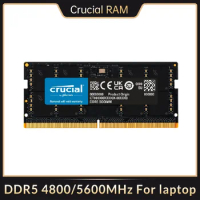 Crucial Laptop Memory Kit DDR5 4800 5600 MT/s MHz 8GB 16GB 32GB RAM 262pin SO-DIMM Memory for LEGION Laptop Notebook Ultrabook