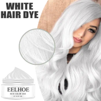 Halloween Fashion 5 Minutues DIY Magic Hair Dye White Hair Into Black Hair Shampoo Easy To Use Hair Color Wax Hair Dye Hair Care