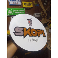 BARU CETAK LOGO AKRILIK UNTUK BRANDING USAHA MAUPUN PAPAN INFORMASI BERKUALITAS TINGGAL PASANG