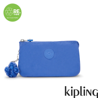 Kipling 深邃亮藍色三夾層配件包-CREATIVITY L