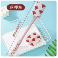 家用洗澡搓澡巾（長柄澡布浴刷【淡霭粉】） 