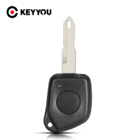 KEYYOU 2PCS New Replacement For Peugeot 106 205 206 306 405 406 1 Button Car Key Shell Good Quality