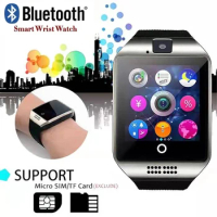 Q18 Smart Watch With SIM Card Bluetooth Call Connected Women Wristwatch Men Sport Pedometer Clock Smartwatch Whatsapp Facebook