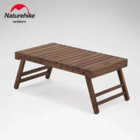 Nature-hike Camping Folding Wooden Table Family Barbecue Picnic Portable Small Table Outdoor Garden Leisure Ultralight Desks