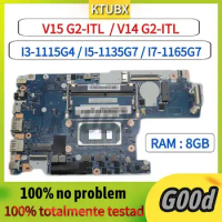 NM-D474.For Lenovo V14 G2-ITL V15 G2-ITL Laptop Motherboard with I3-1115G4 I5-1135G7/I7-1165G7 CPU.8GB RAM.100% Fully Tested