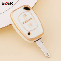 Fashion TPU Car Key Case Cover Shell For Vauxhall Opel Vivaro For Renault Movano Trafic Kangoo 2 Button Protector Accessories