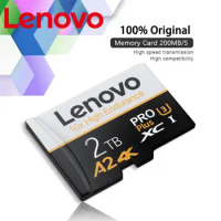 Lenovo 2TB 1TB SD Memory Card Original 64GB 128GB 256GB 512GB Class 10 High-Speed 128GB Micro TF SD Card For Phone Camera Table