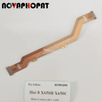 Novaphopat For Infinix Hot 8 X650B X650C Inter Board Main Flex Connector MainBoard Motherboard USB Charger Flex Cable
