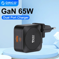 ORICO 65W GaN Charger Fast Charging USB PD Charger Cell Phone Charger Fast Charging Charger Type C for Mobile Phone Accessories