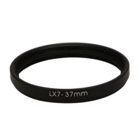 37Mm Lens Filter Adapter Ring For Panasonic Lumix Dmc Lx7 Dmw-Fa1 Black Atlx7bk