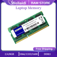 DDR3 DDR3L Memory RAM SODIMM 8GB 4GB 1333 1066 1600Mhz SO-DIMM DDR2 DDR4 PC3 12800S 8500S 10600S 1.35V Laptop Notebook Memoria
