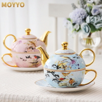 moyyo陶瓷子母壺單人杯壺套裝英式下午茶茶具骨瓷咖啡杯碟歐式