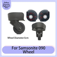 For Samsonite 090 Universal Wheel Replacement Suitcase Rotating Smooth Silent Shock Absorbing Wheels Travel Accessories Wheels