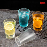 1Pc Acrylic Drinking Glass Restaurant Style Breaking Resistant Transparent Highball Drinking Water Cup for Home Party