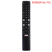 1PC Original Remote Control RC802N YUI1 for TCL Smart TV U43P6046 U49P6046 U55P6046