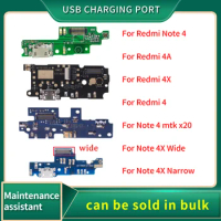 USB Charging Port For Xiaomi Redmi note 4 4 Pro 4A / Redmi note 4X Plug Jack Connector Charge Board Dock Flex Cable