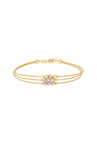 HABIB HABIB 585/14K Yellow, White and Rose Gold Bracelet 714-BR 3FC01-L