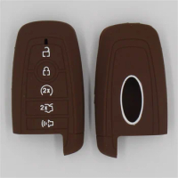 3PC Silicone Key Case Cover For Ford Focus KA Galaxy Mondeo Transit Connect Cougar Puma Fushion Keyless Fob Shell