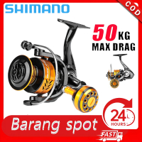 Reel Spinning Reel Fishing Reel Mesin Pancing Metal Spool 17+1BB Double Spool Fishing Fish