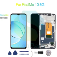 For RealMe 10 5G Screen Display Replacement 2408*1080 RMX3663 For RealMe 10 5G LCD Touch Digitizer