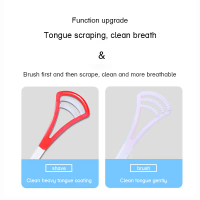 Tongue Cleaner Plastic Scraper Tounge Oral Mouth Hygiene Dental Care