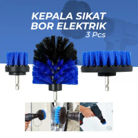 Kepala Sikat Bor Elektrik Power Cleaning Head 3 PCS - DB003