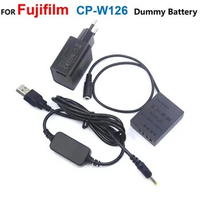 NP-W126 CP-W126 Dummy Battery+USB Cable Power Bank+QC3.0 Charger For Fujifilm X-PRO1 X-Pro2 X-E1 X-E2 X-T20 XT1 X-A3 X-T2 X-T3