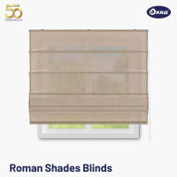 Onna Blue Roman Shades System Chain