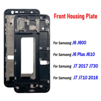 NEW Front Housing Plate LCD Display Bezel Holder Middle Frame For Samsung J6 J600 J6 Plus J610 J7 2017 J730 J7 J710 2016