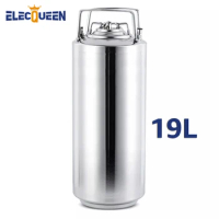 19L 5Gallon Stainless Steel Cornelius Keg, Corny Keg Beverage Container Home Brew Craft Beer Barrels Also Gas Fermentation Kegs