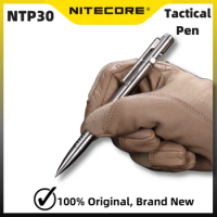 NITECORE NTP30 Titanium Bolt Action Tactical Pen Self-defense Titanium Alloy Tools