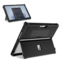 Protective Case For Microsoft Surface Pro 8 13" Tablet for Surface Pro 9 All-in-One Protective Rugged Cover Case with Hand Strap