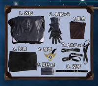 TF In Stock Identity V cos Seeking Rare Treasures: The Prophet of Survival - Darkness cosplay Costu