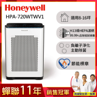 【美國Honeywell】抗敏負離子空氣清淨機HPA-720WTWV1(適用8-16坪｜小敏★PM2.5+TVOC自動偵測)