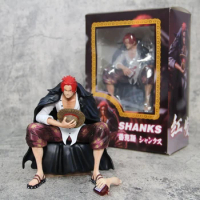 New One Piece GK Shanks Anime Figure Chronicle Master Stars Plece BT Sitting Posture Action Figure Pvc Collection Model Toys