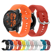 22mm 20mm Band For Ticwatch Pro 3 Ultra GPS Smartwatch Silicone Strap For TicWatch GTH/E3 E/GTX/Pro 3 2020 X S/E2 S2 Bracelet
