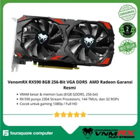VenomRX RX590 8GB 256-Bit VGA DDR5 AMD Radeon Garansi Resmi