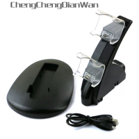 ChengChengDianWan Dual LED USB Charger for PS4 Controller Playstation 4 games Charging Dock Stand Station console Gaming