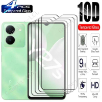 4PCS For Vivo Y27s 6.64" Screen Protective Tempered Glass ON VivoY27s V2322 Protection Cover Film